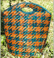 Bucket Bag with Cutout Handles- Larger Version