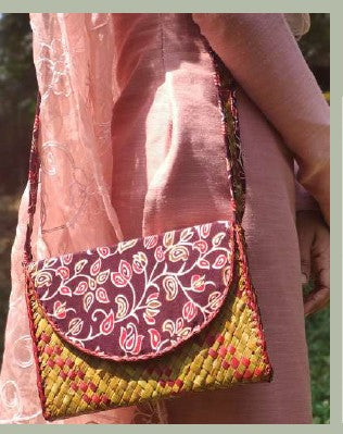 Kalamkari Envelope Clutch Bag