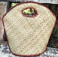 Bucket Bag with Cutout Handles- Smaller Version